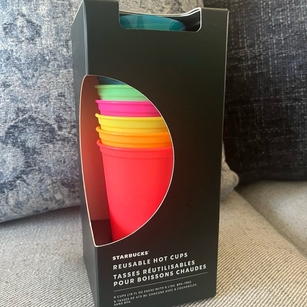 Starbucks Vibrant Reusable Hot Cups Set